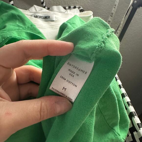 Daydreamer Venice Beach Short Sleeve Graphic Tee Green Size Medium - Picture 2 of 5